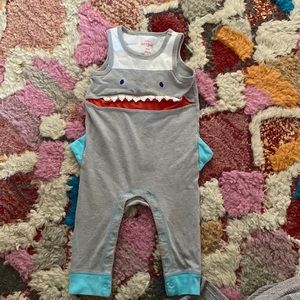 Cat & Jack shark onsie
